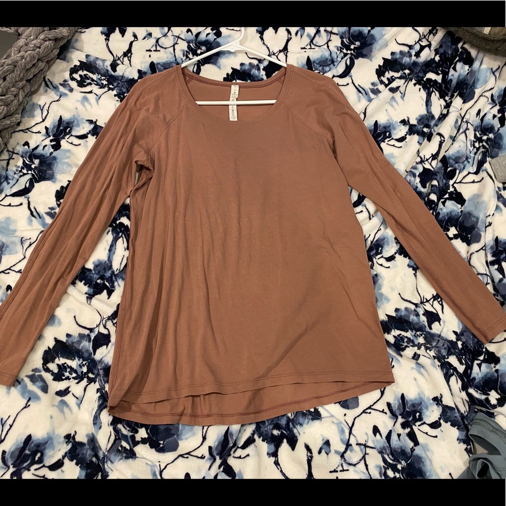 Lululemon pale pink long sleeve